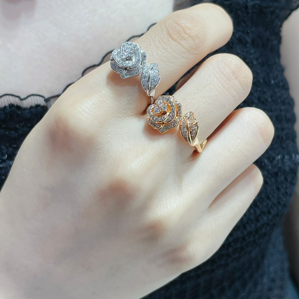 18K Dior Rose Bagatelle Ring