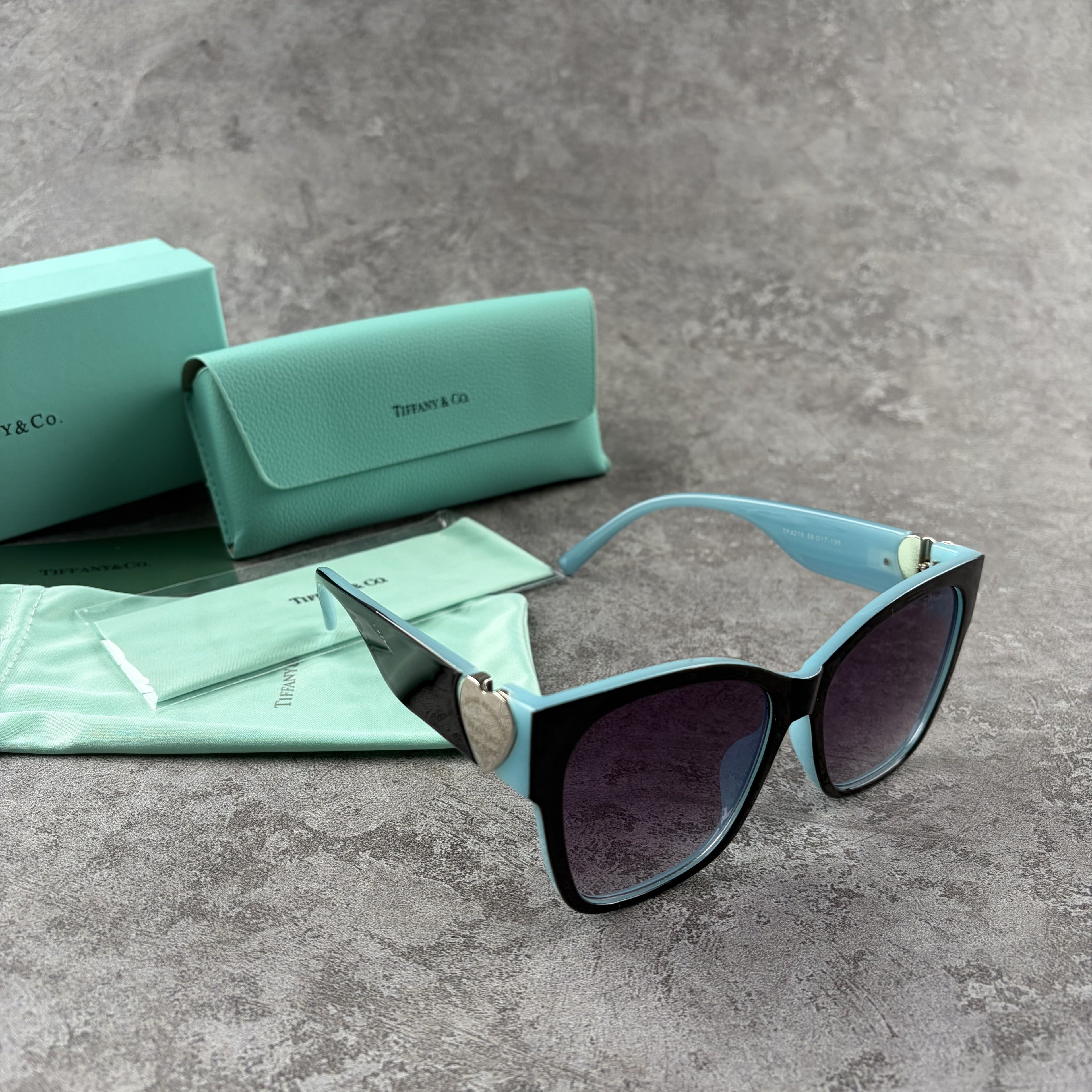 Women's Heart-Accent Cat-Eye Sunglasses | UV Protection Shades