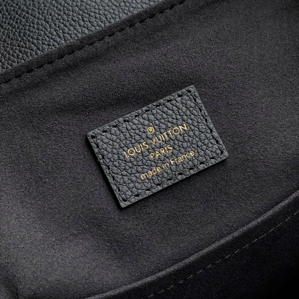 LOUIS VUITTON BACKUP BACKPACK 22 IN BLACK MONOGRAM EMPREINTE LEATHER