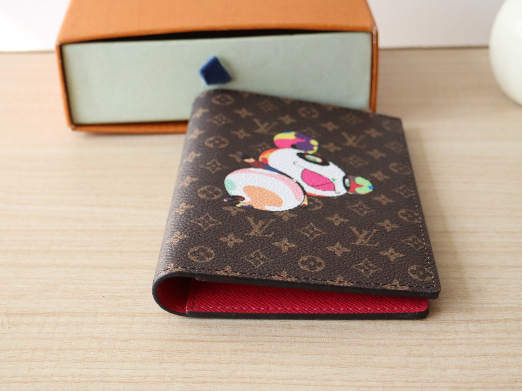 LOUIS VUITTON DOLL PASSPORT WALLET IN CHOCOLATE BROWN MONOGRAM CALFSKIN